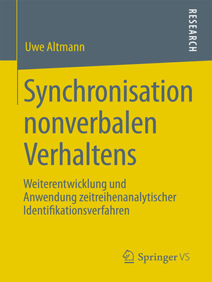 cover image of Synchronisation nonverbalen Verhaltens